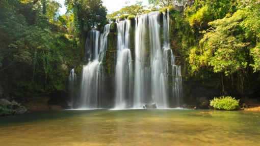 Llanos de Cortés Waterfall in Costa Rica