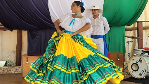 Traditional dance performance in Guanacaste
